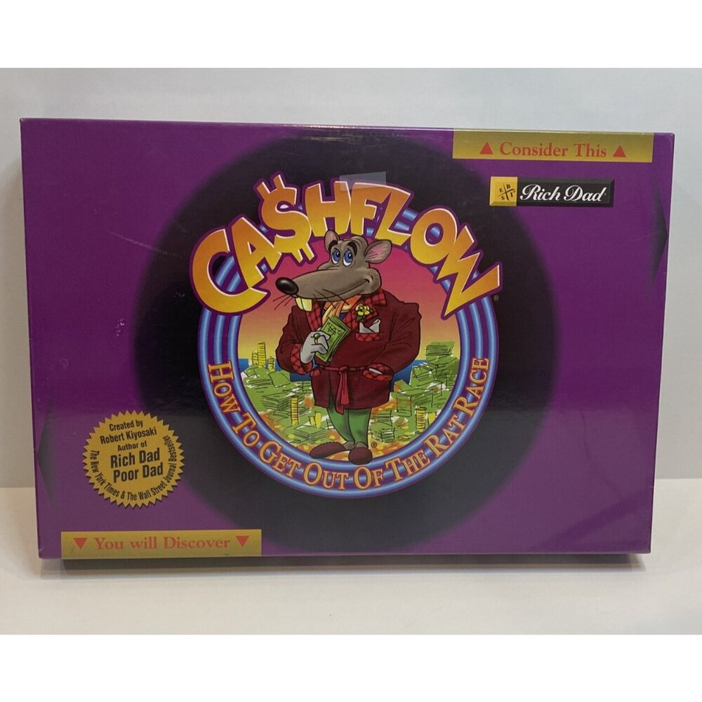 Rich Dad Poor Dad Cashflow Get Out of the Rat Race Investing Board Game SEALED